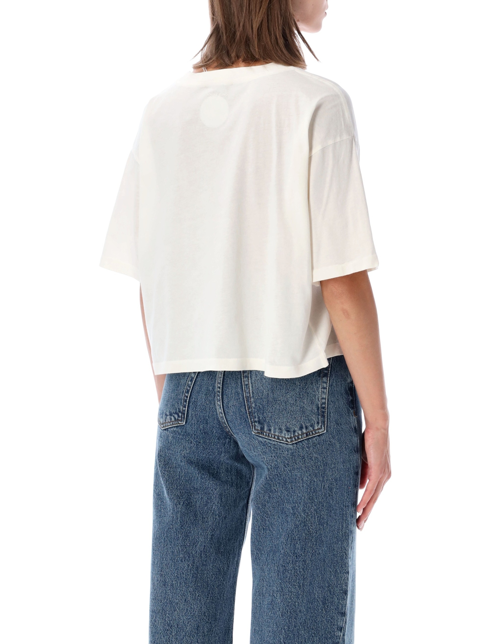 [Anine Bing] T-shirts Short Sleeve FW26 A0812698WKHA3CREAM