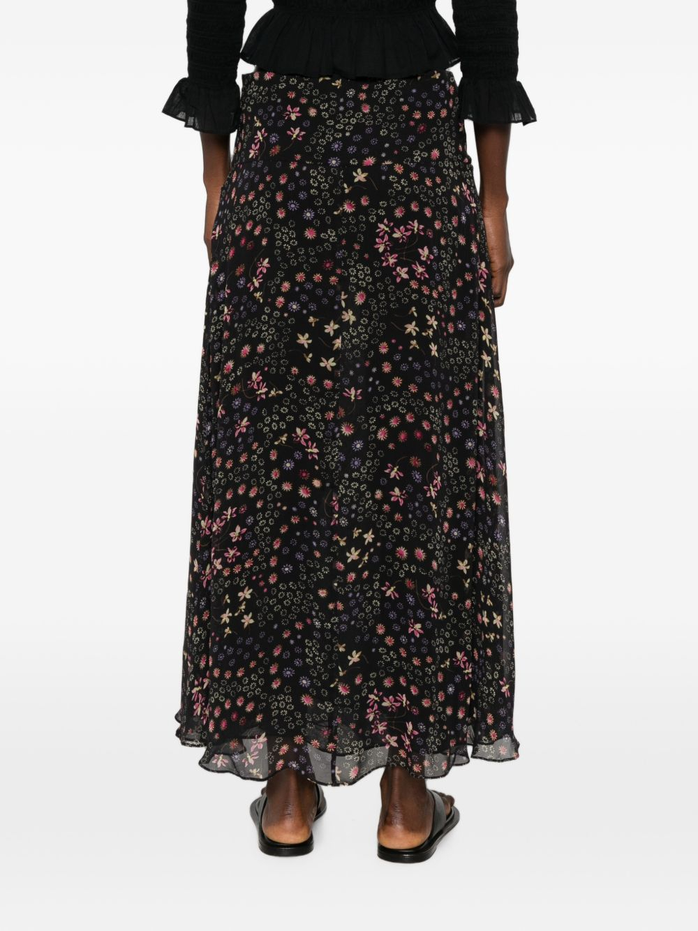 [Marant Etoile] Long skirt FW26 JU0540FA D3J01E BKEC
