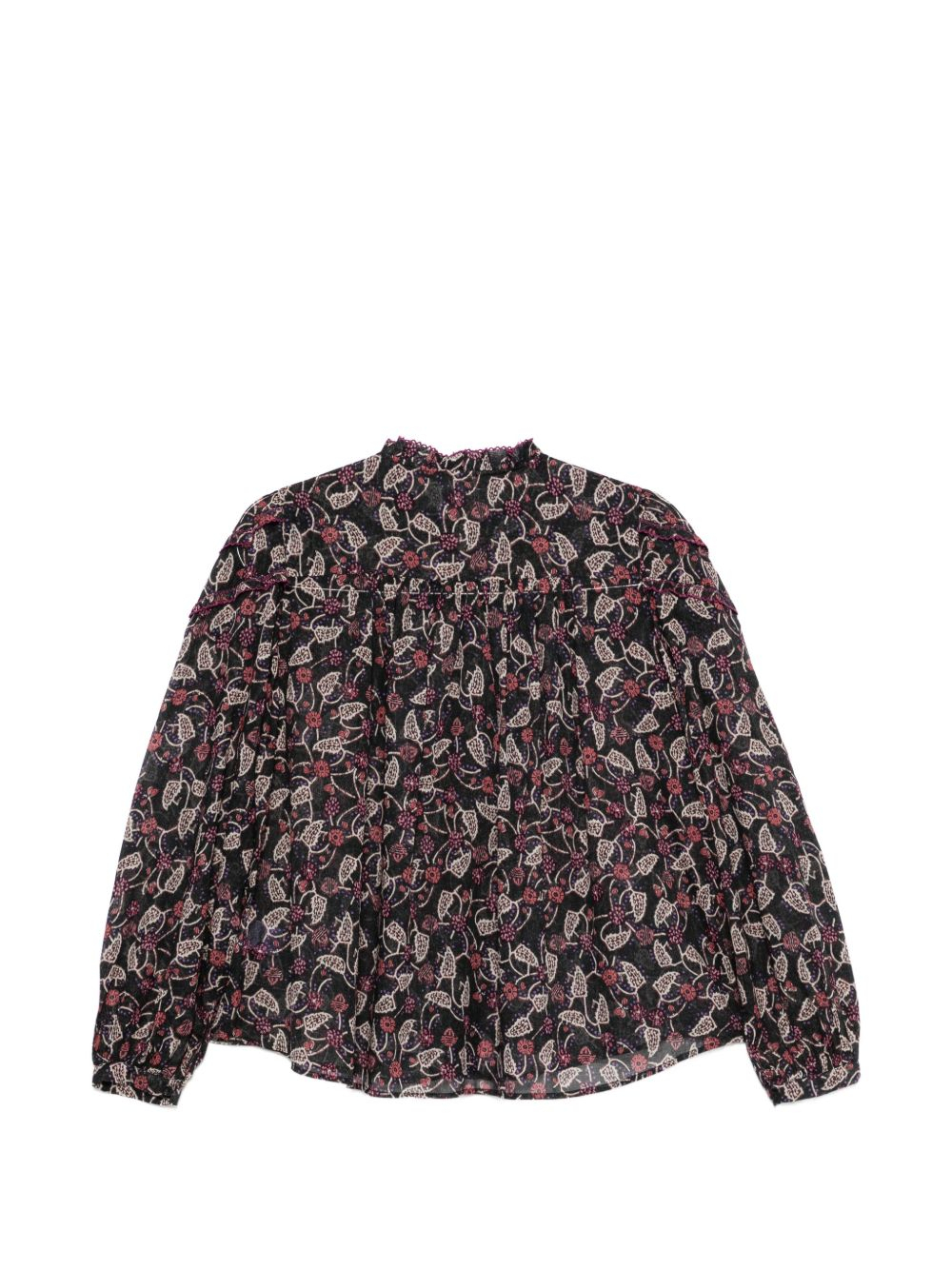 [Marant Etoile] Shirts Long Sleeve FW26 HT0681FA D3J03E BKRY