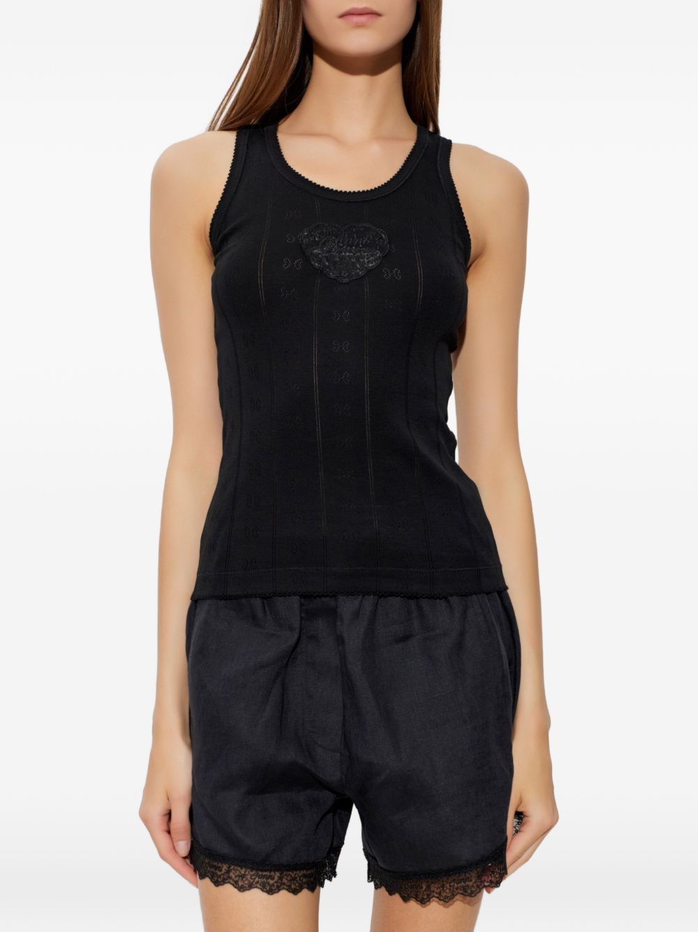[GANNI] Tank top FW26 A1040451 099