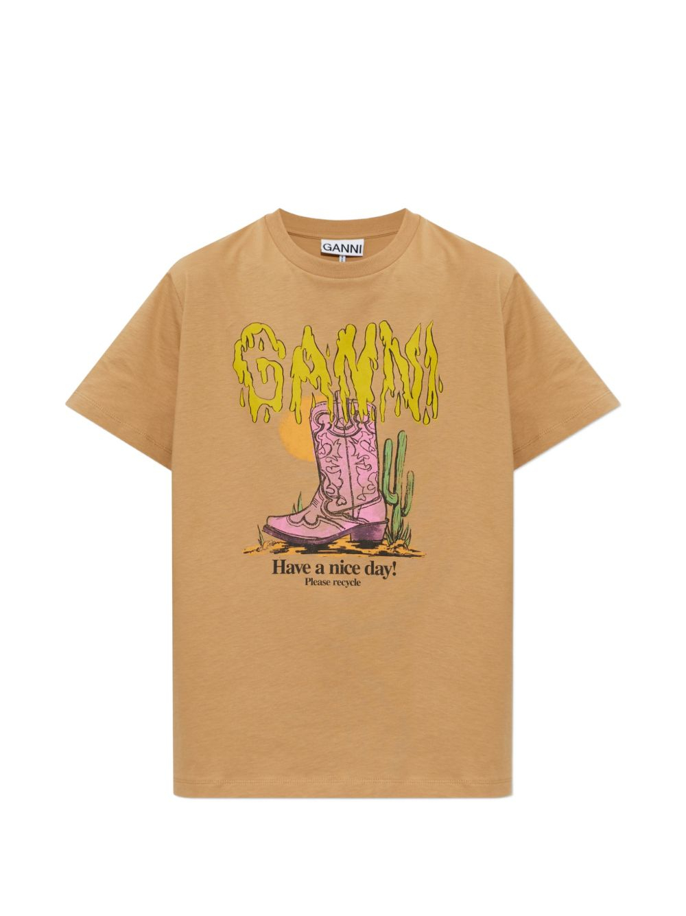 [GANNI] T-shirts Short Sleeve FW26 A1050254 934
