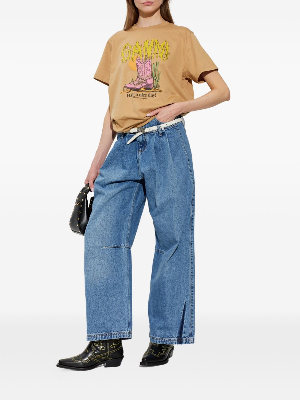 [GANNI] T-shirts Short Sleeve FW26 A1050254 934