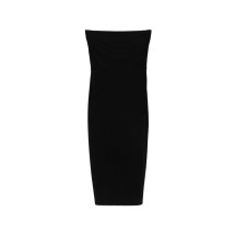 [Norma Kamali] Short sleeve dress FW26 KK4253PLU14001 BLACK