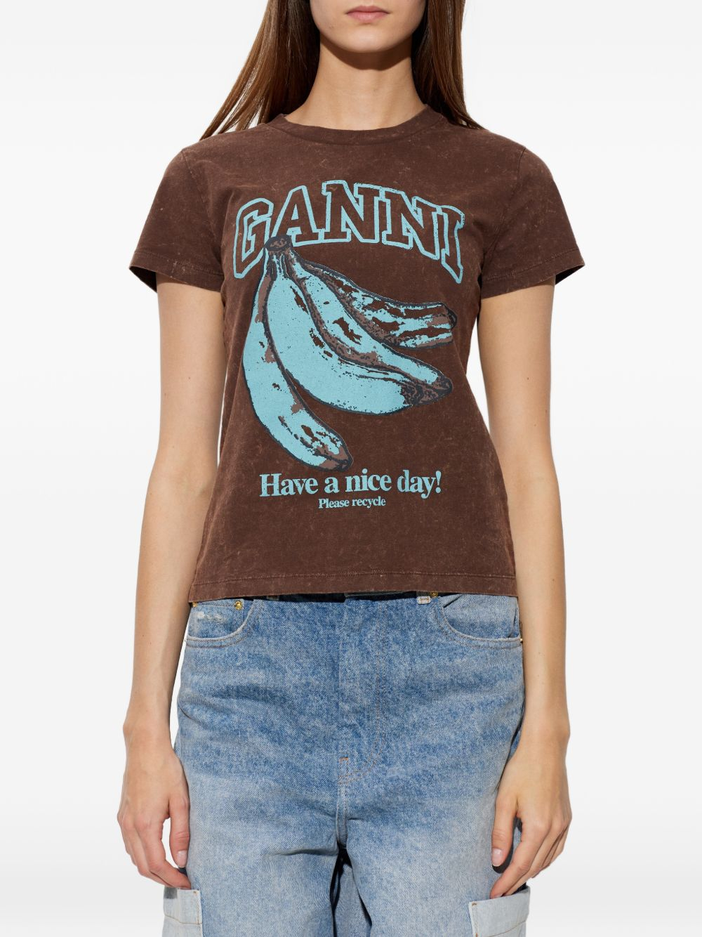 [GANNI] T-shirts Short Sleeve FW26 A1050204 979