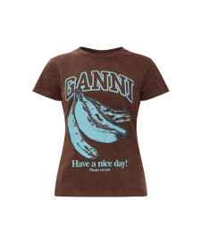 [GANNI] T-shirts Short Sleeve FW26 A1050204 979