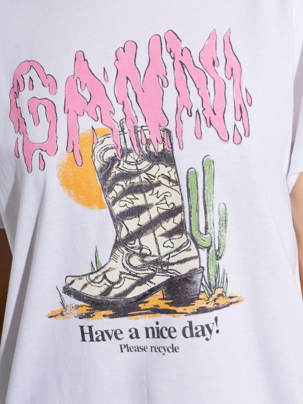 [GANNI] T-shirts Short Sleeve FW26 A1050253 151