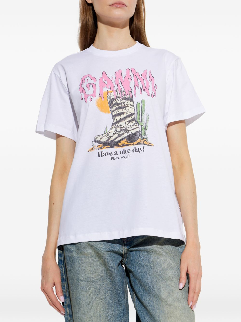 [GANNI] T-shirts Short Sleeve FW26 A1050253 151