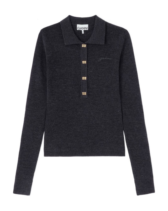 [GANNI] T-shirts Long Sleeve FW26 A1070125 252