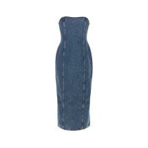 [MAGDA BUTRYM] Sleeveless dress SS26 157426 DARKBLUE