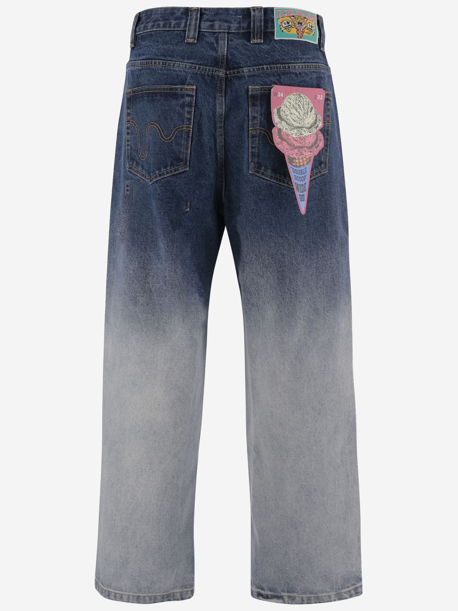 [ICECREAM] Jeans FW26 ICDP26267MID WASH BLUE
