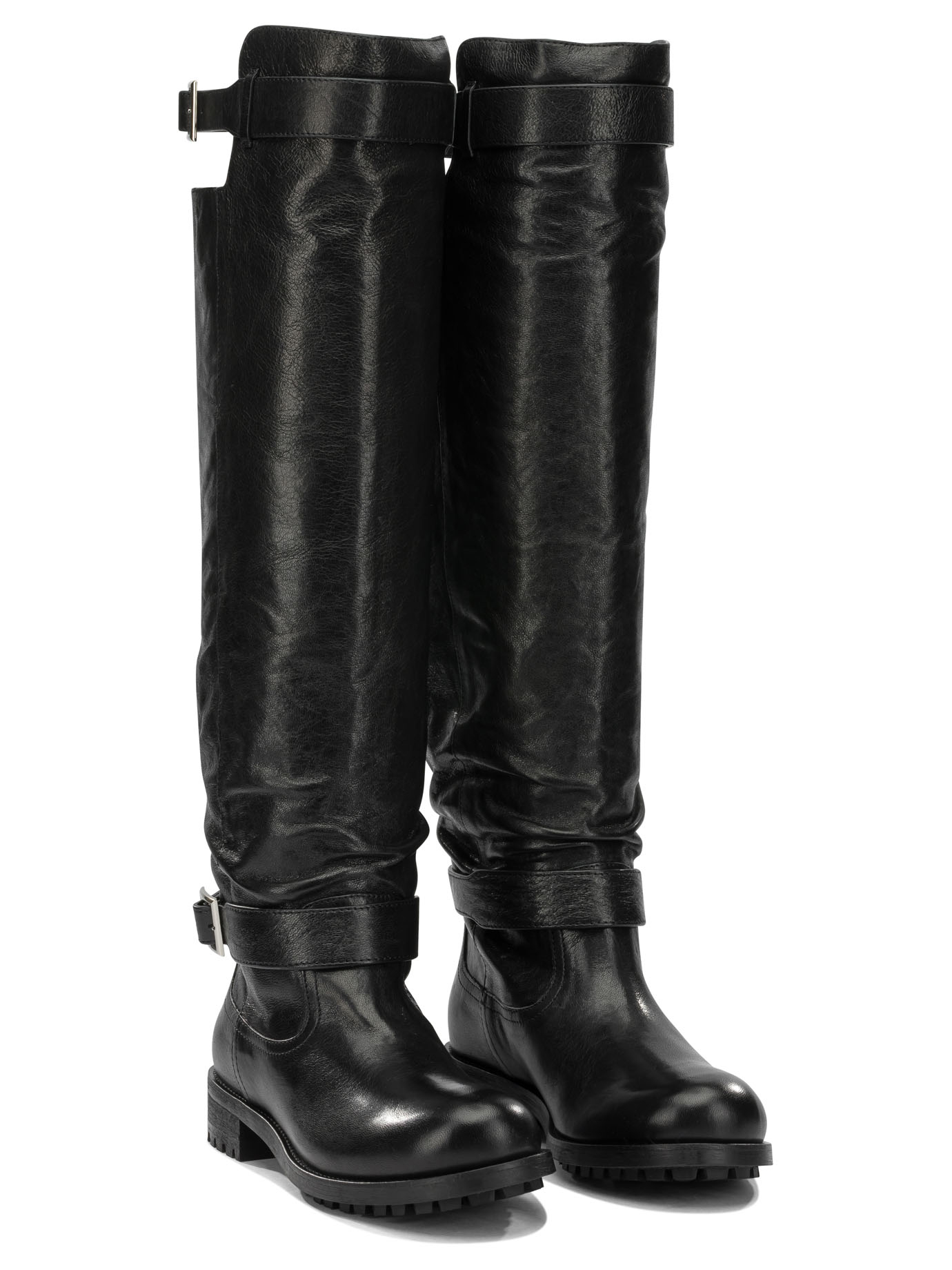 [Jimmy Choo] Long Boots FW26 BIKER KBERZBLACK