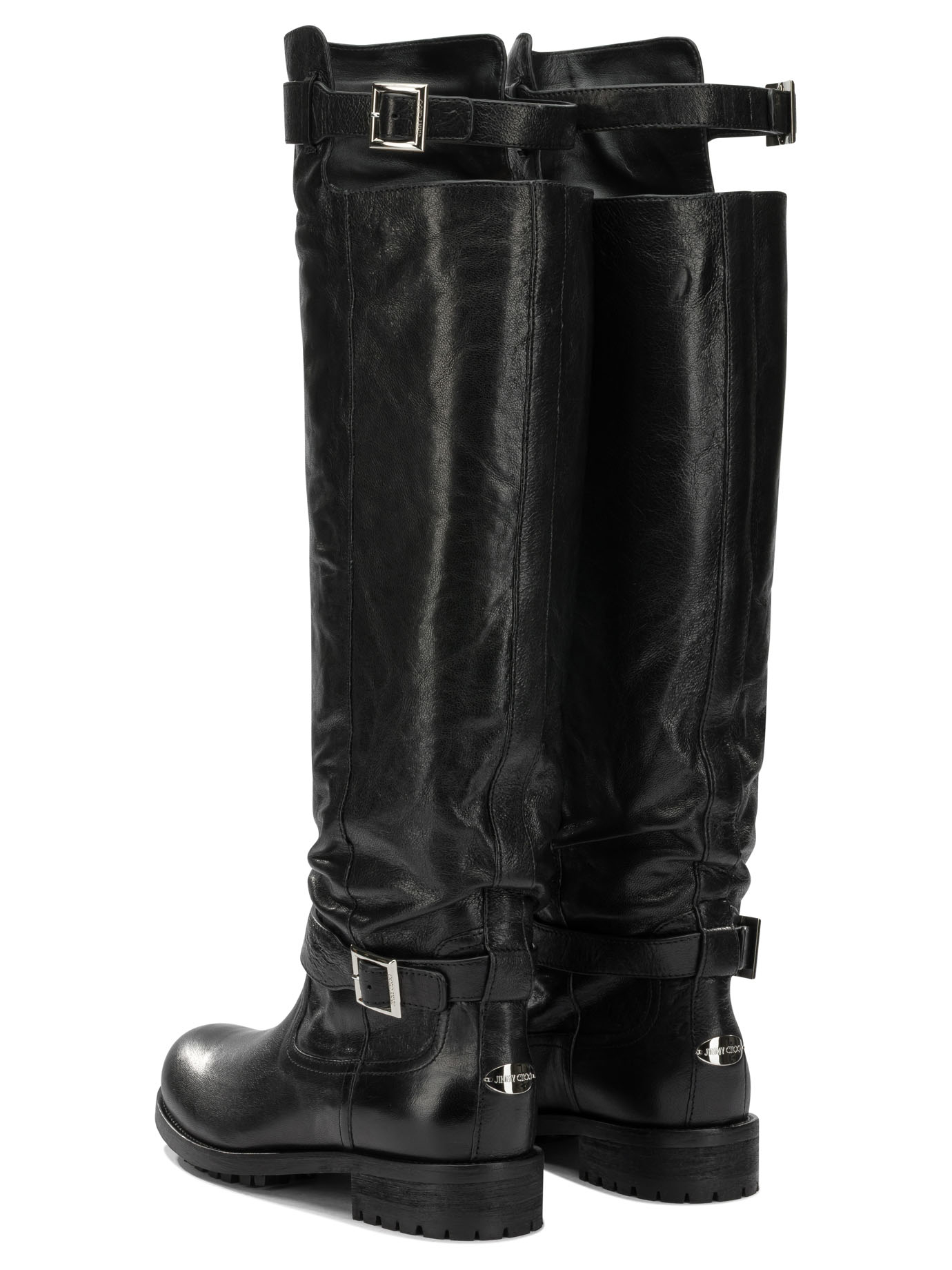 [Jimmy Choo] Long Boots FW26 BIKER KBERZBLACK