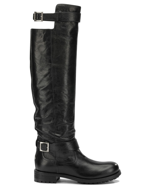 [Jimmy Choo] Long Boots FW26 BIKER KBERZBLACK