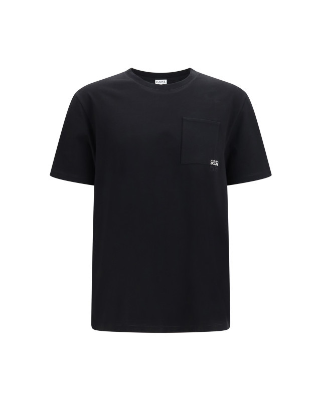 Cotton T-shirt with embroidered logo