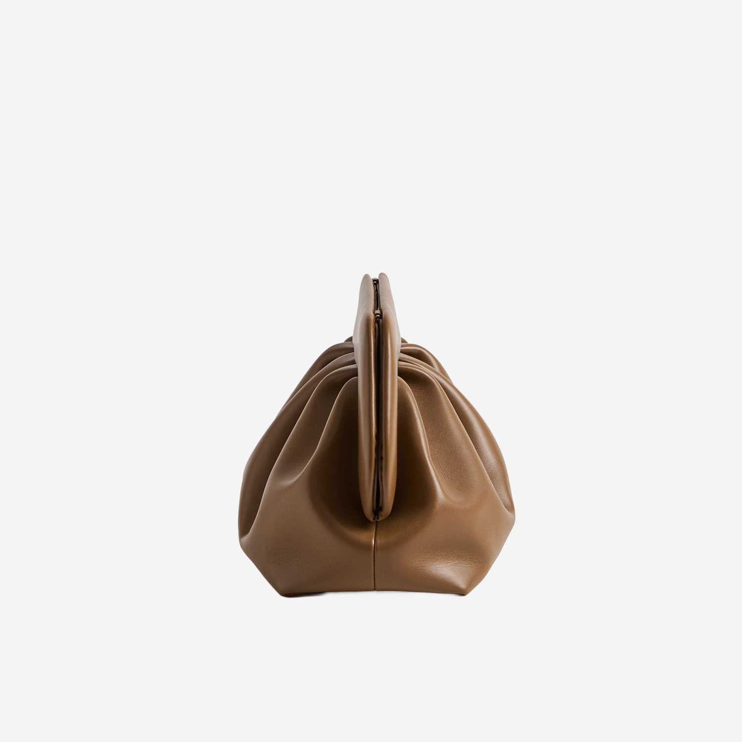 [Themoire'] Clutch bag SS26 261WTMB00OOVF1230AFRIARBROWN