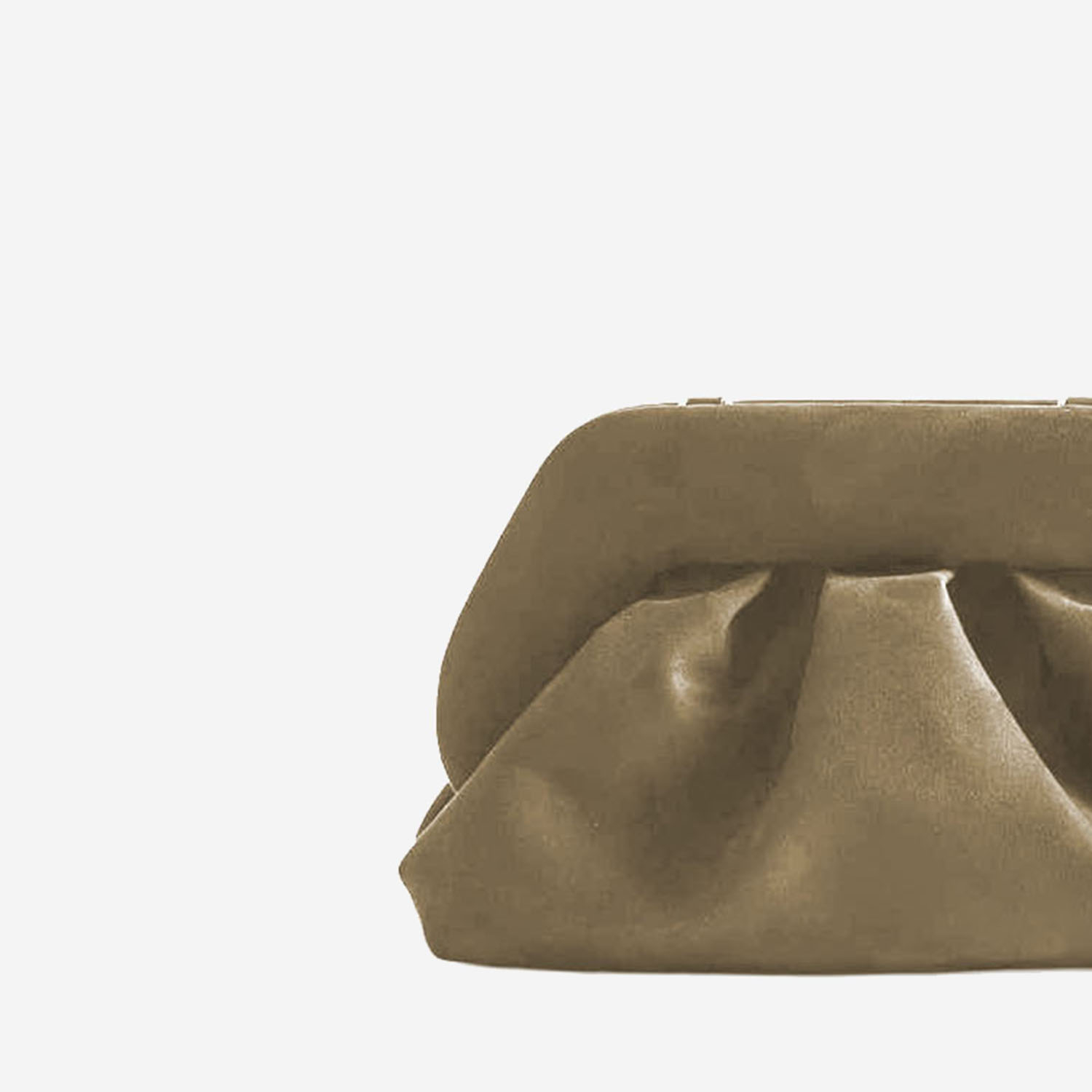 [Themoire'] Clutch bag FW25 TMFW25TSUE124BISCUIT