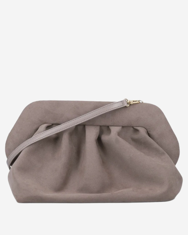 [Themoire'] Clutch bag FW25 TMFW25BSUE58MUD