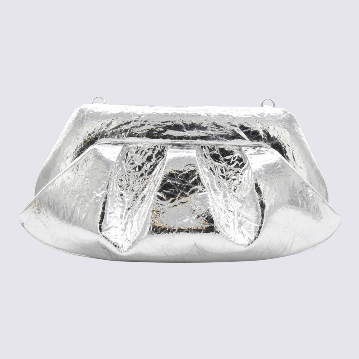 [Themoire'] Clutch bag FW25 TMFW25EMRPI18SILVER