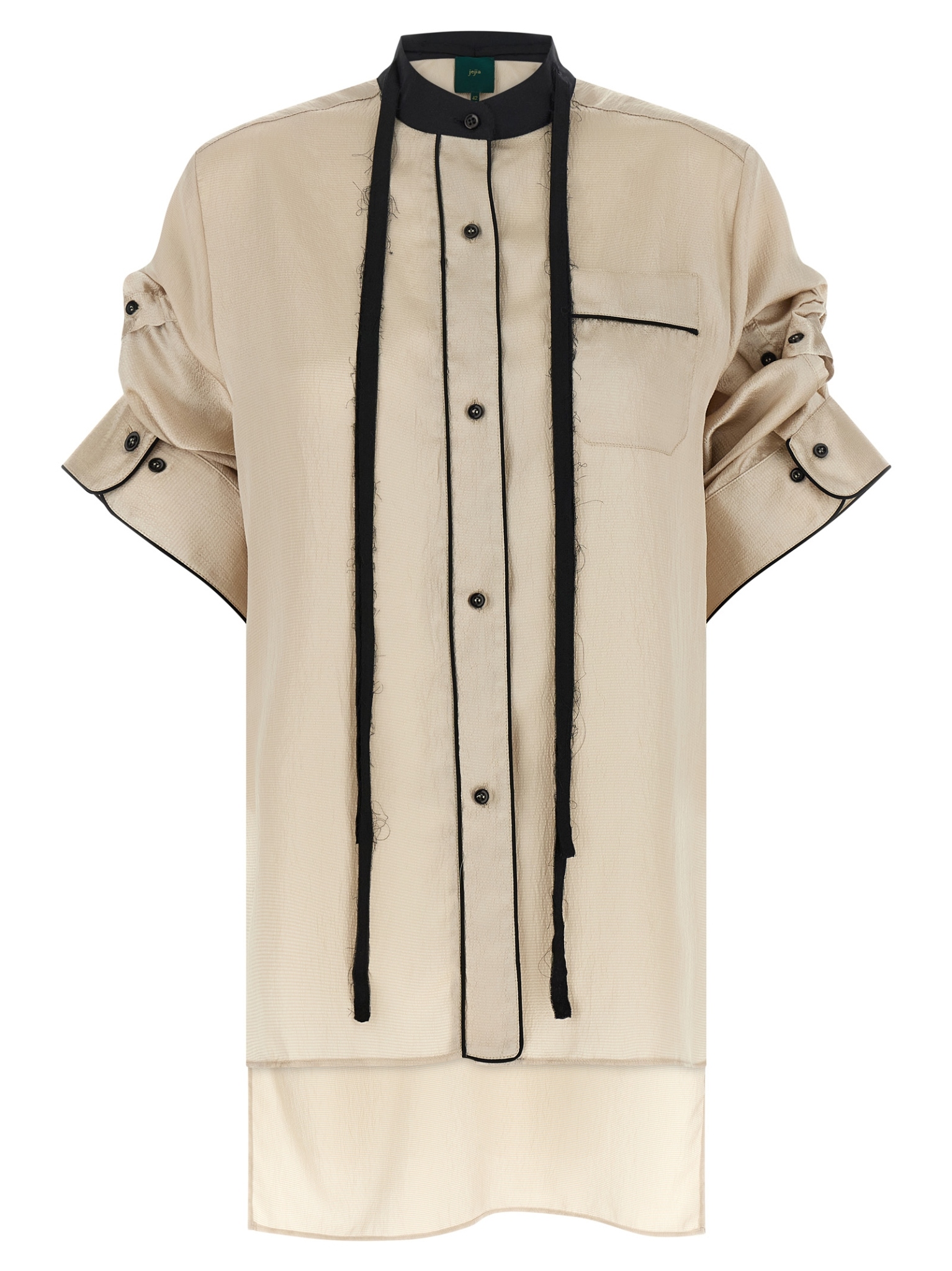 [MAISON JEJIA] Shirts Short Sleeve SS26 MJD1027J0466MOUSSECRINKLE