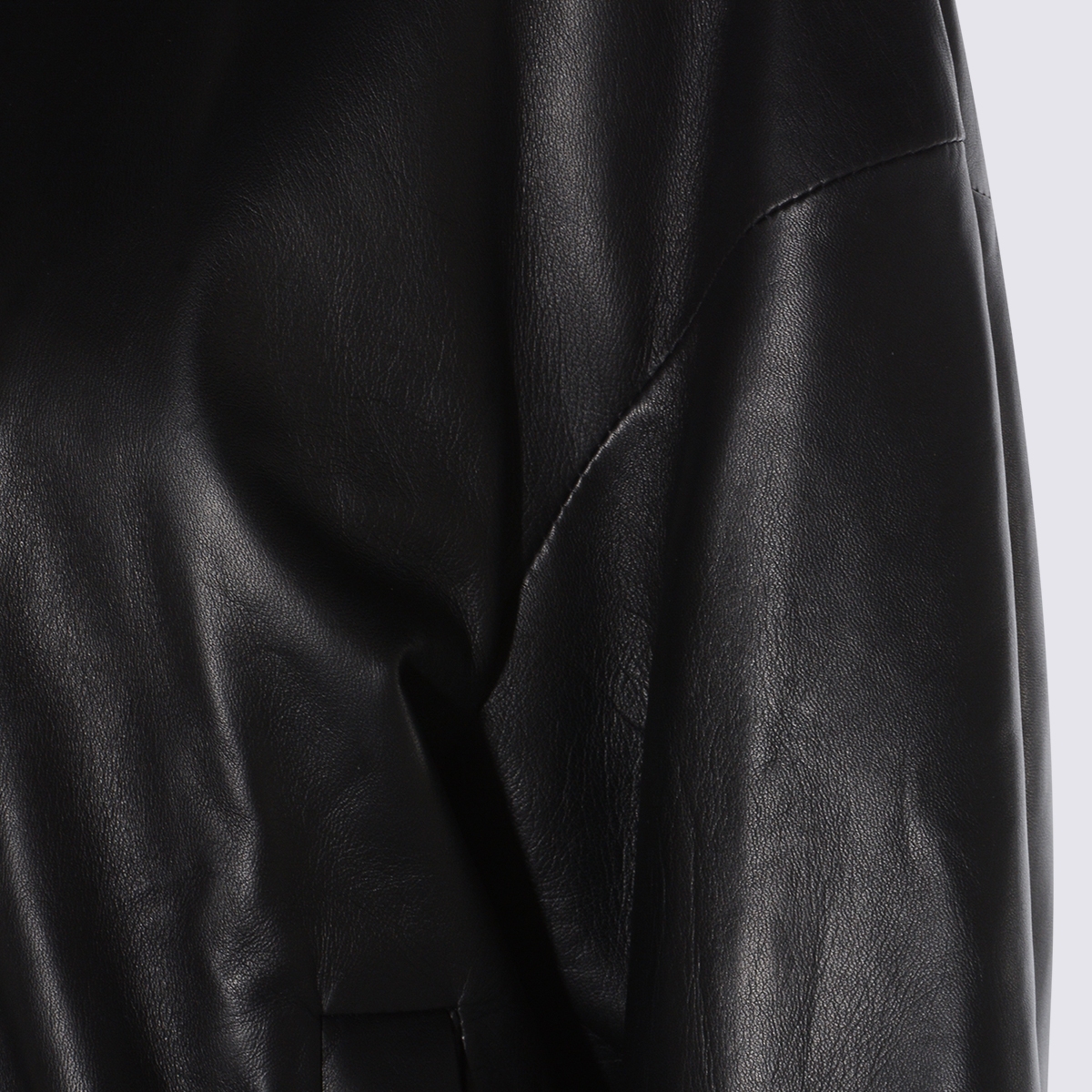 [SALVATORE SANTORO] Leather Jacket FW25 W25SANTD49035DBLACK