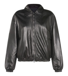 [SALVATORE SANTORO] Leather Jacket FW25 W25SANTD49035DBLACK