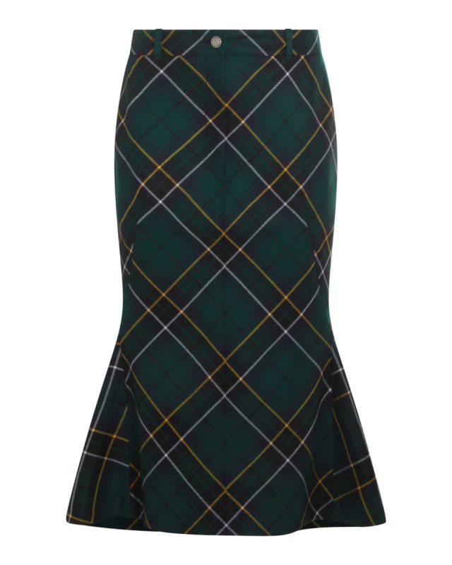 [Alexander McQueen] Midi skirt FW25 839654QJAFI4348