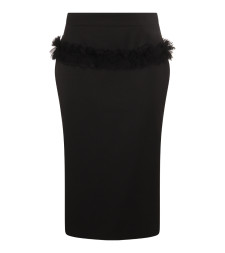 [Alexander McQueen] Midi skirt FW25 839515QJAAC1000