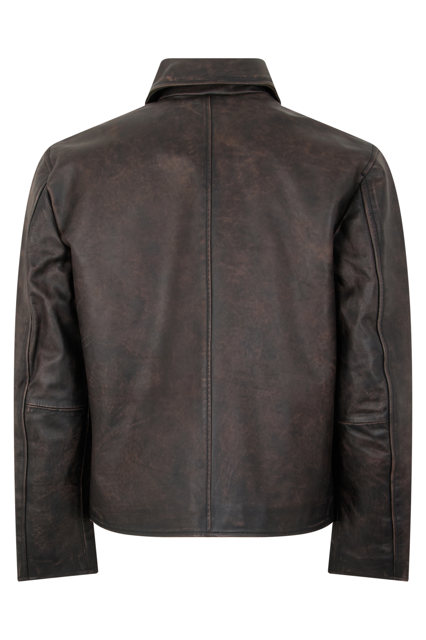 [Diesel] Leather Jacket FW26 A204610BKBR_9XX