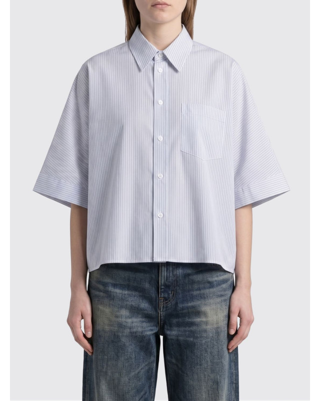 [MM6 Maison Margiela] Shirts Short Sleeve SS26 S52DL0236M35730 001F