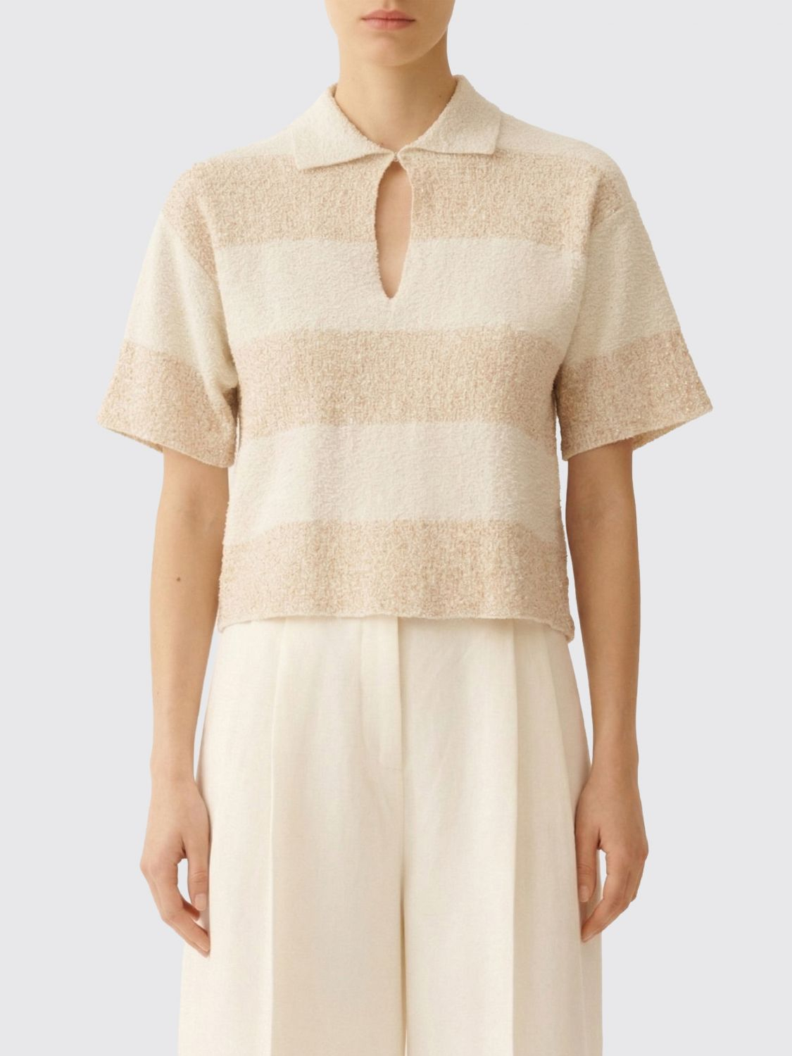 [Fabiana Filippi] T-shirts Short Sleeve SS26 MAD276F538M101 VR1
