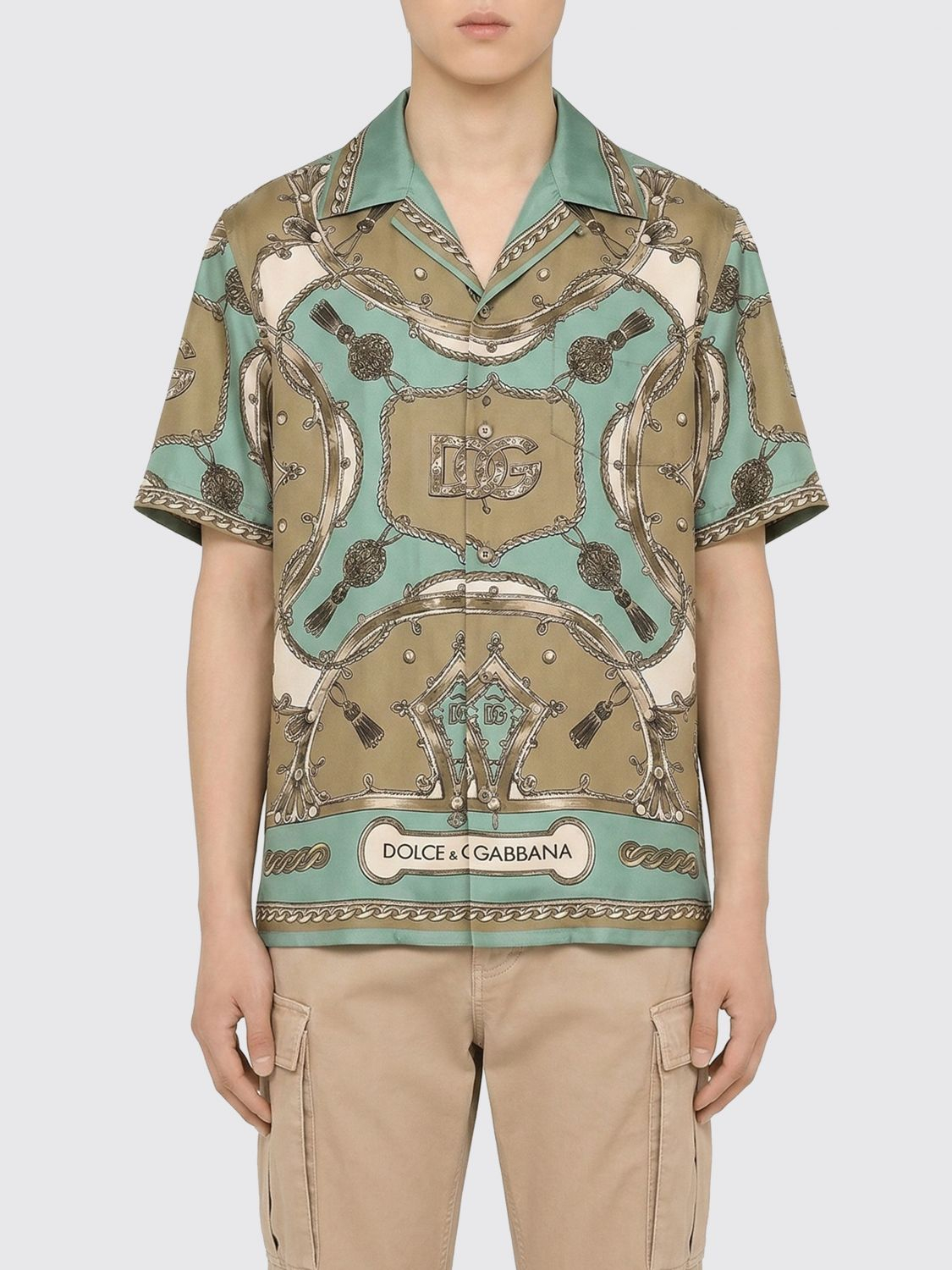 [Dolce & Gabbana] Shirts Short Sleeve SS26 G5JH9THI12C HV5XH