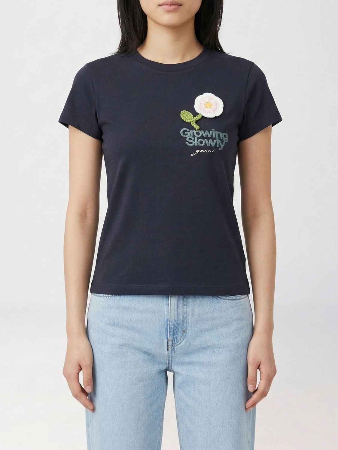[GANNI] T-shirts Short Sleeve SS26 A1050178 252
