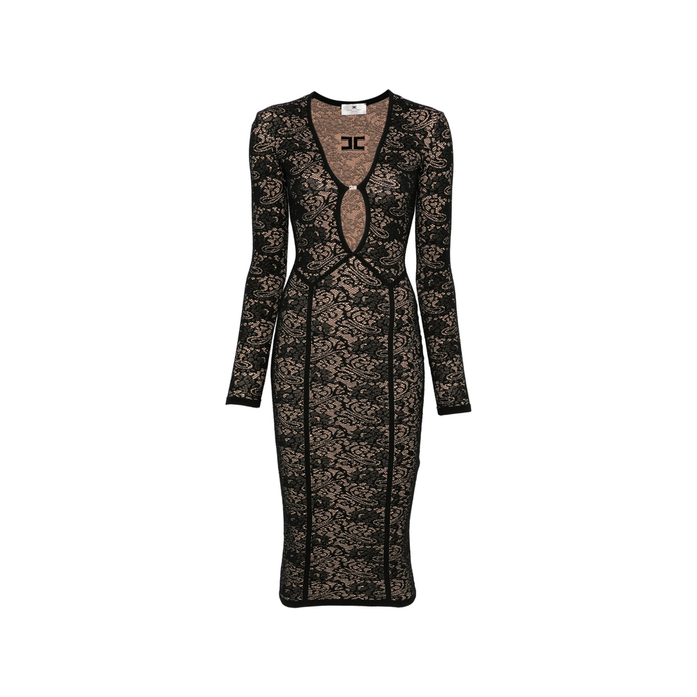 [ELISABETTA FRANCHI] Long sleeve dress FW26 AM26Q66E2  FR9