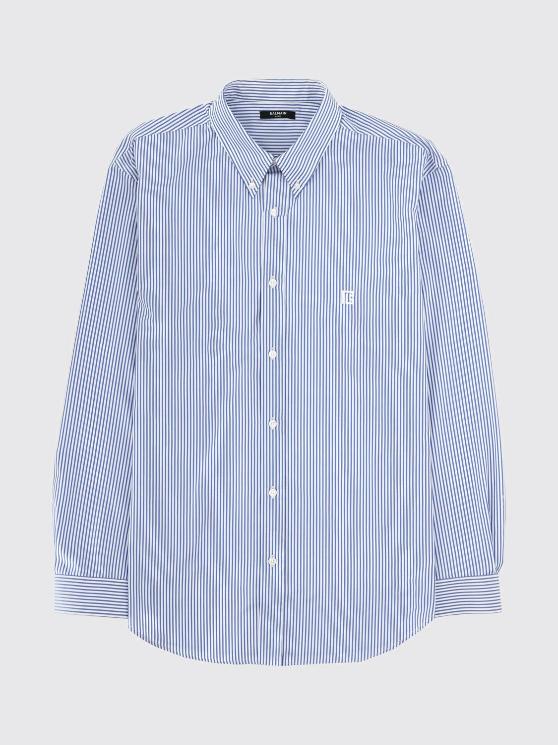[Balmain] Shirts Long Sleeve SS26 GH1HS496CG38 SAB