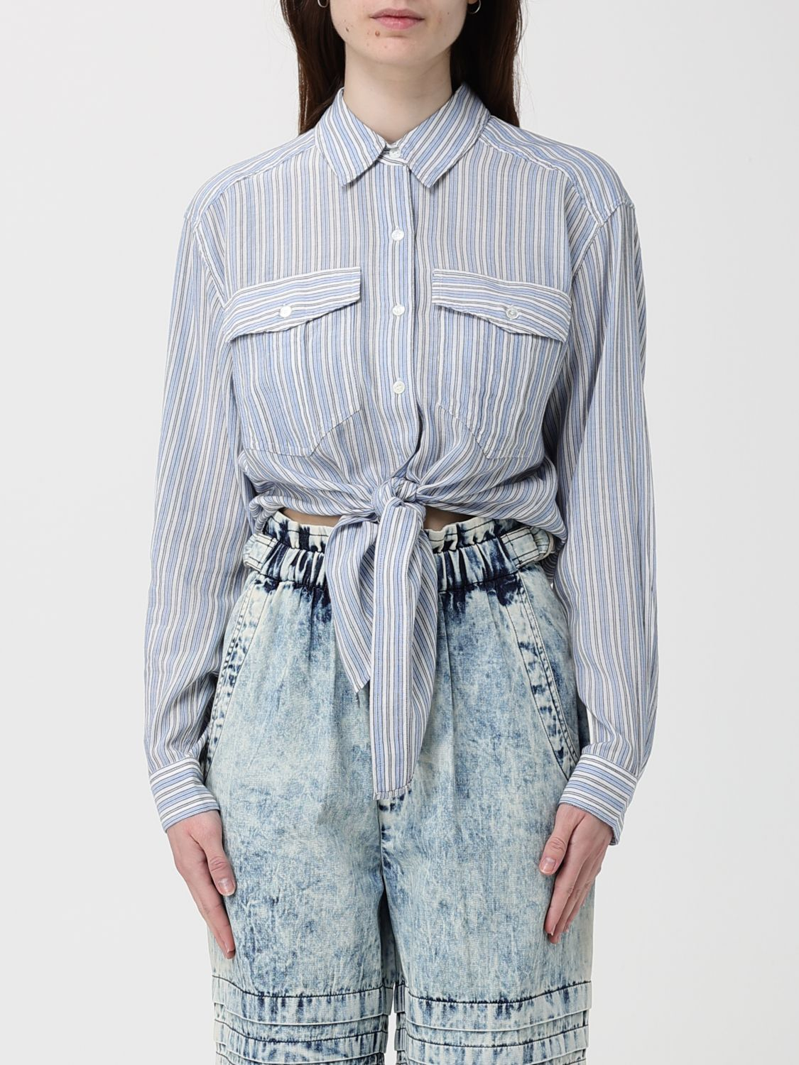 [Isabel Marant Etoile] Shirts Long Sleeve SS26 CH0131FFD1I04E 30BU