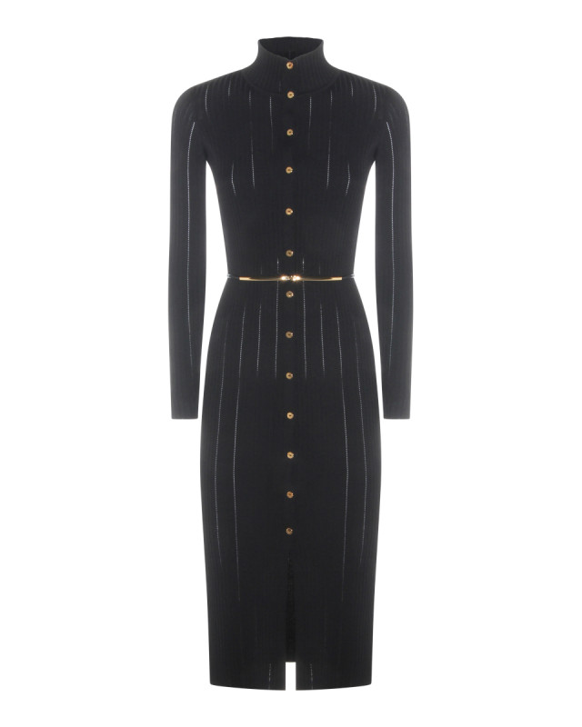 [ELISABETTA FRANCHI] Long sleeve dress SS26 AM15S61E2110