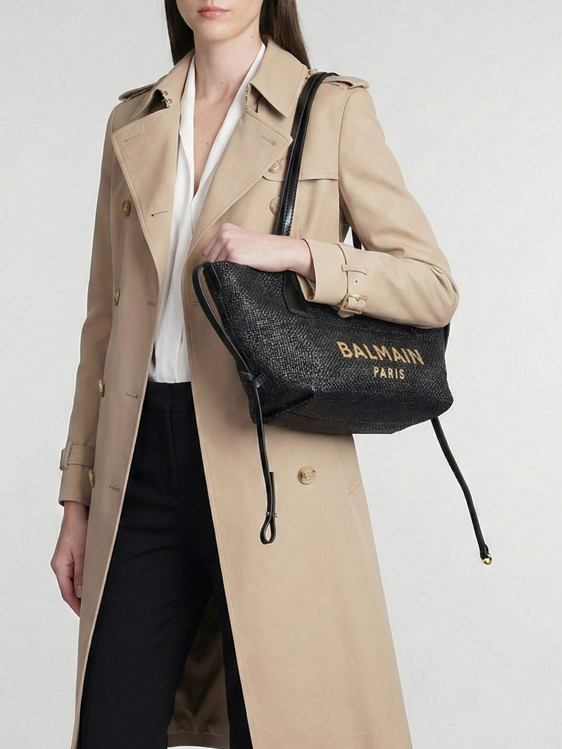 [Balmain] Tote bag SS26 GN1FI015TRAA 0PA