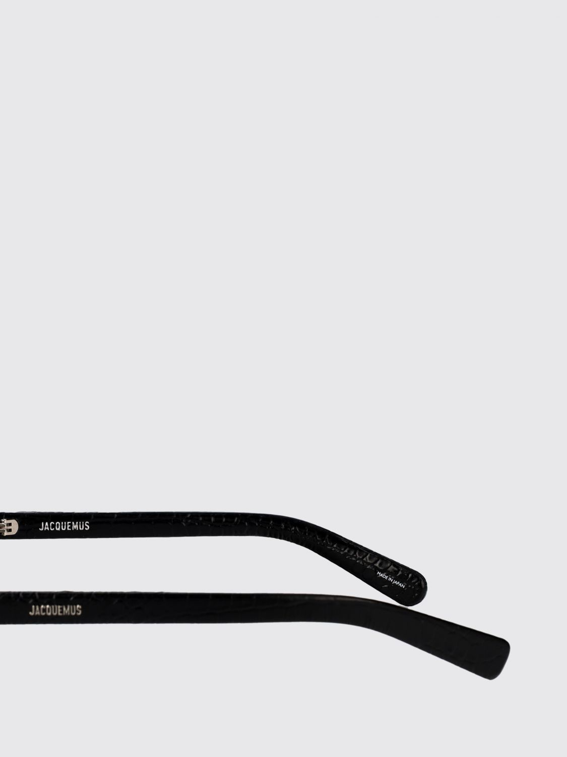 [JACQUEMUS] Sunglasses SS26 JAC55C11SUN BLACK CROC/ SILVER/ GREY
