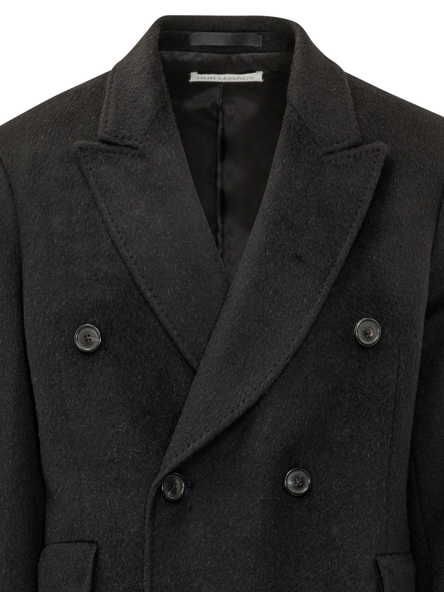 [Our Legacy] Coat FW26 M4201WB BLACK HAIRY