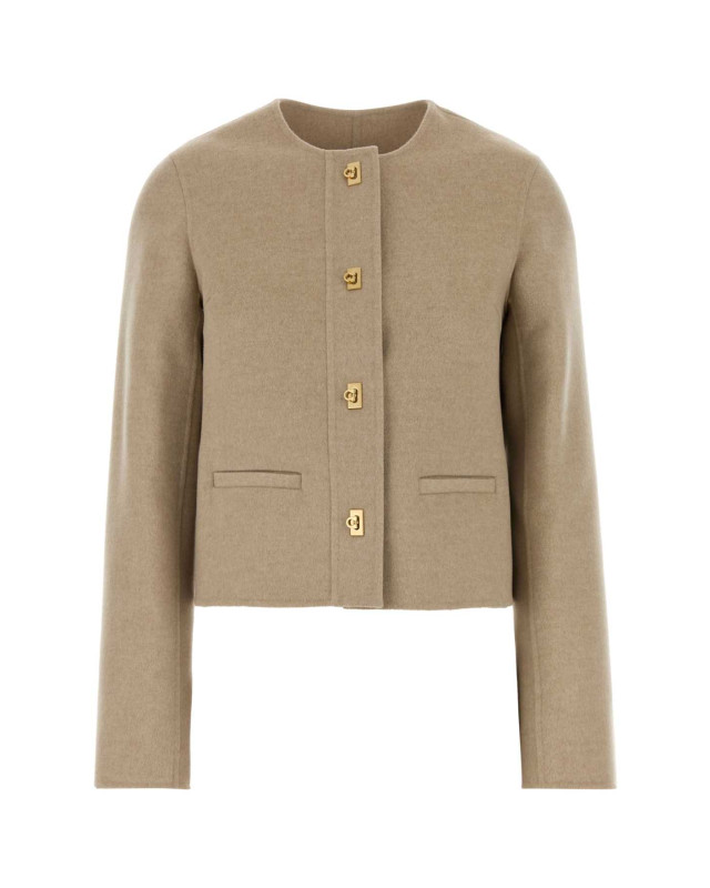 [Salvatore Ferragamo] Knitwear FW26 13I627796648 CHATMELANGE