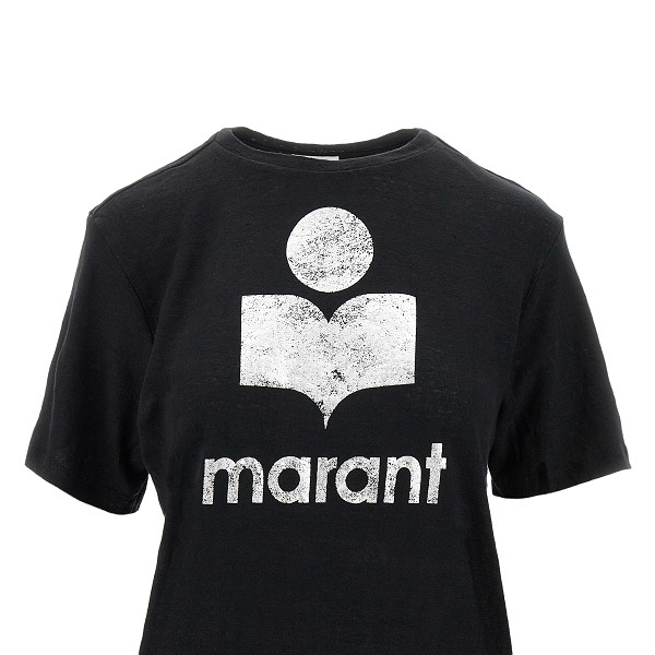 [Isabel Marant Etoile] T-shirts Short Sleeve FW26 TS0001FBA1N10E01BK-01BK