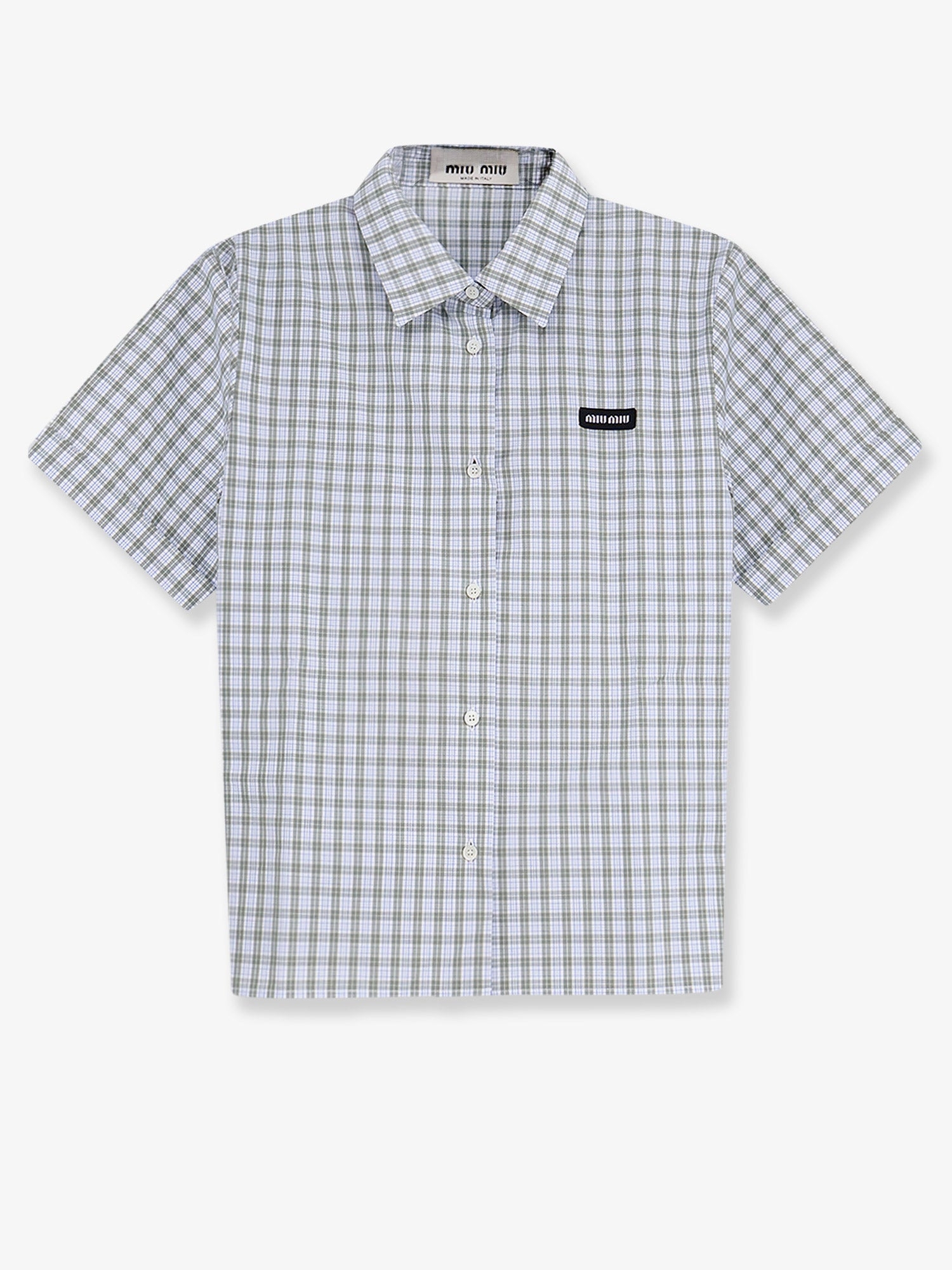 [Miu Miu] Shirts Short Sleeve FW26 MK1959SOOO196LF073K
