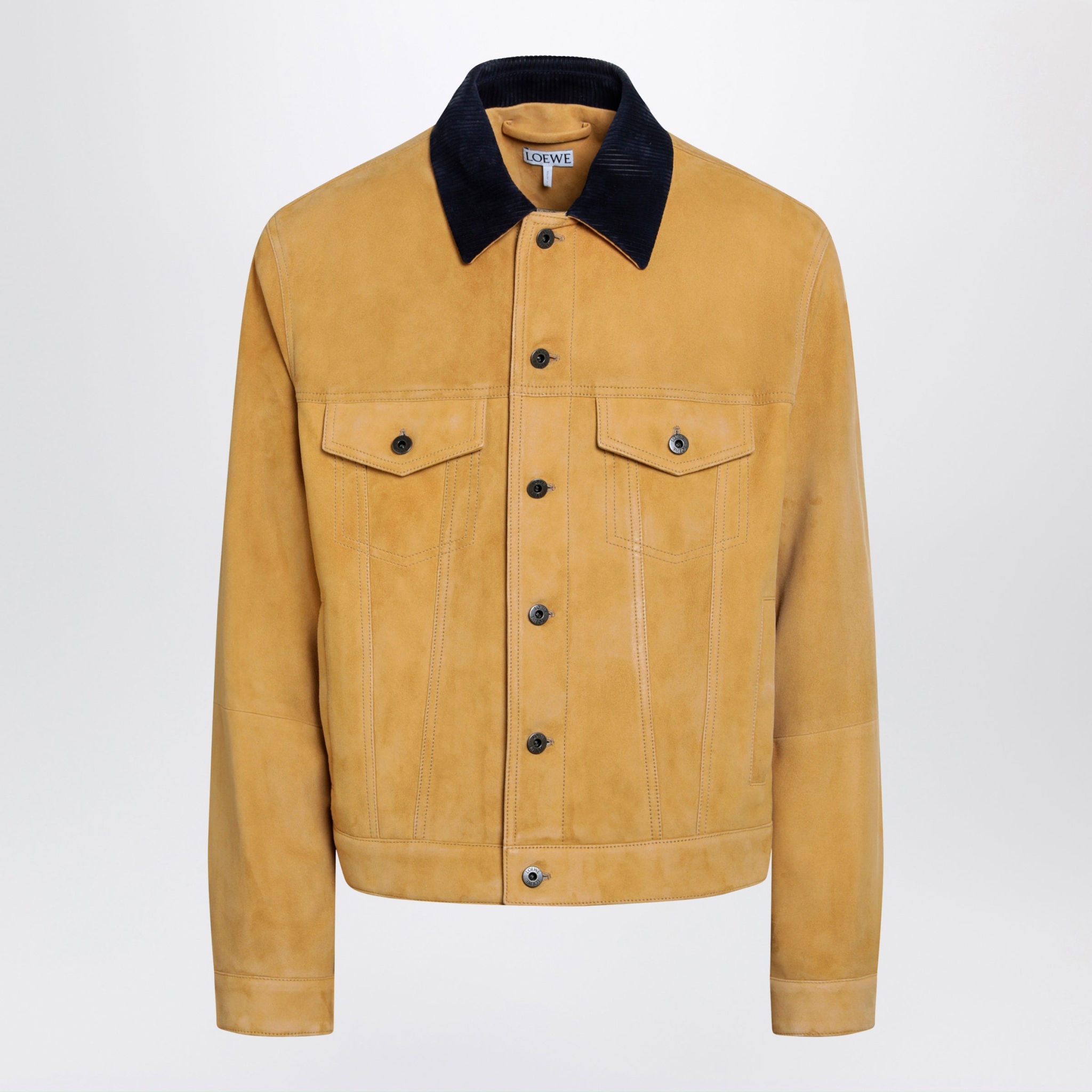 [Loewe] Leather Jacket FW26 H526Y34LBNSUE