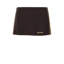 [Miu Miu] Mini skirt FW26 MG2724SOOO12I1 F0324