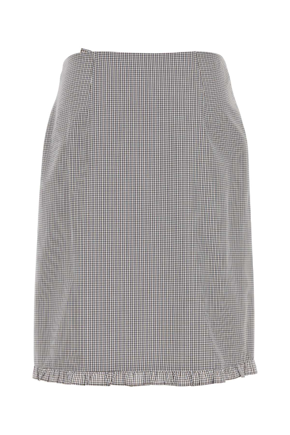 [Miu Miu] Midi skirt FW26 MG2688SOOO196L F0963