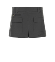 [Miu Miu] Mini skirt FW26 MG2693SOOO10RG F0112