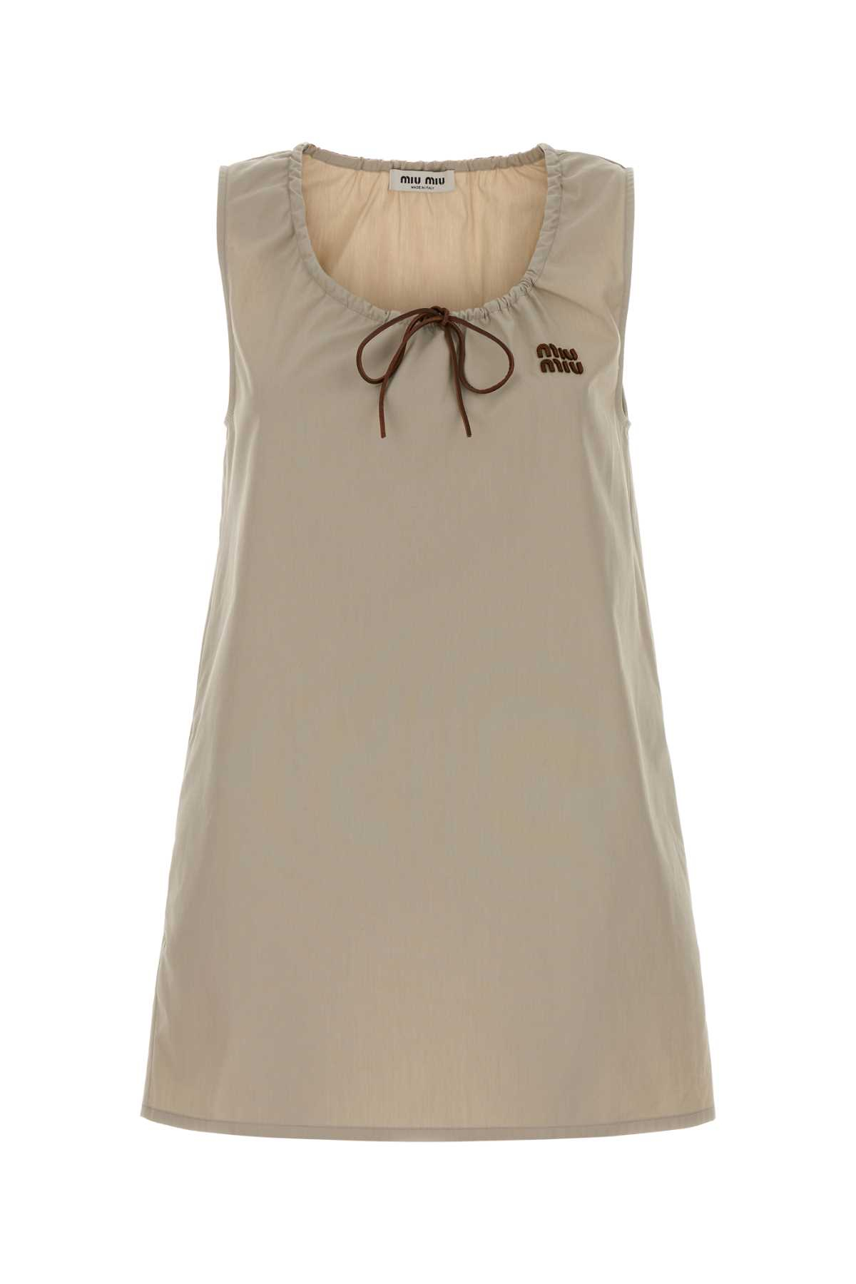 [Miu Miu] Sleeveless dress FW26 MF6414SOOO12NS F0A08