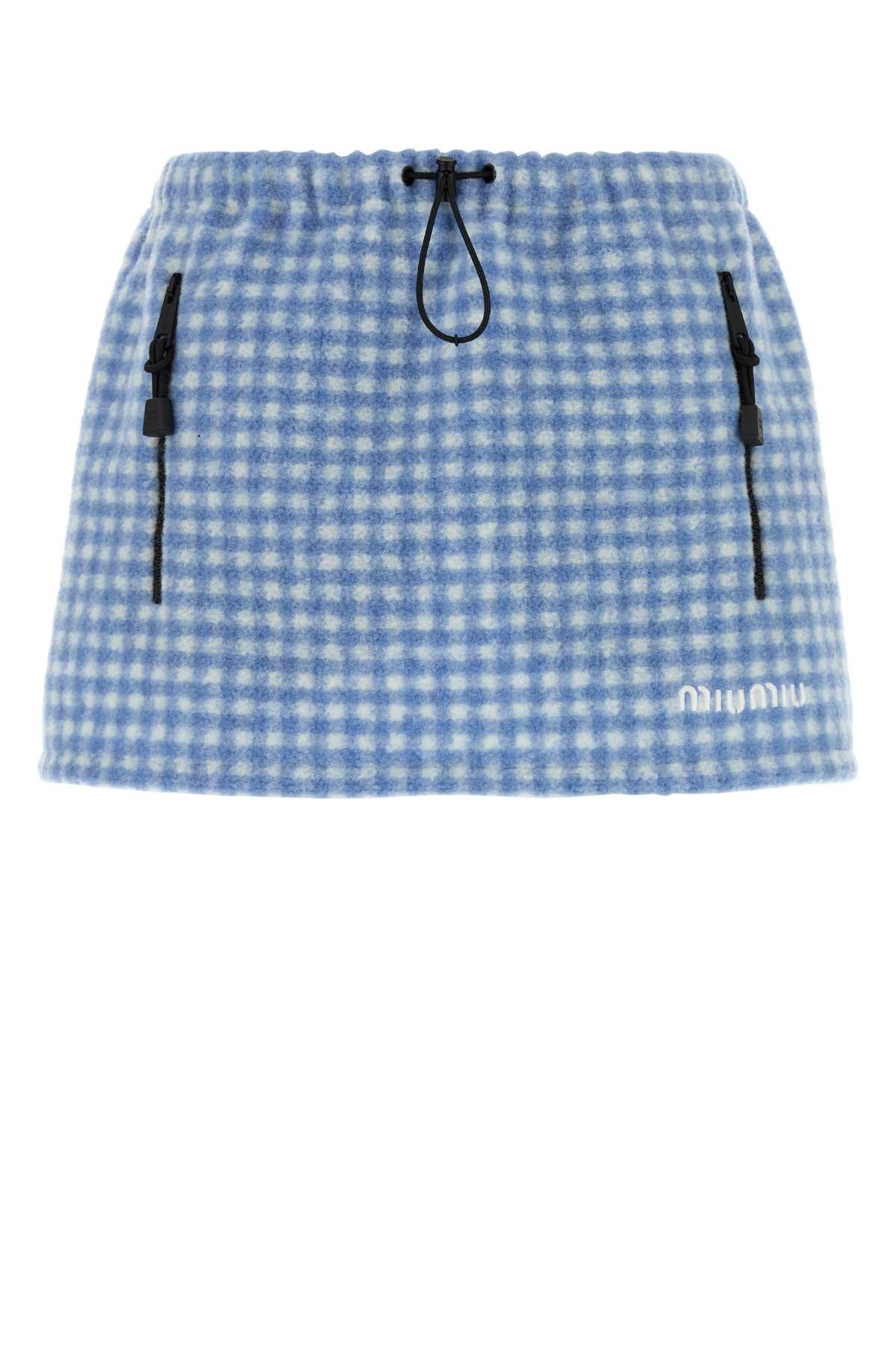 [Miu Miu] Mini skirt FW26 MG2518SOOO6375 F0UB3