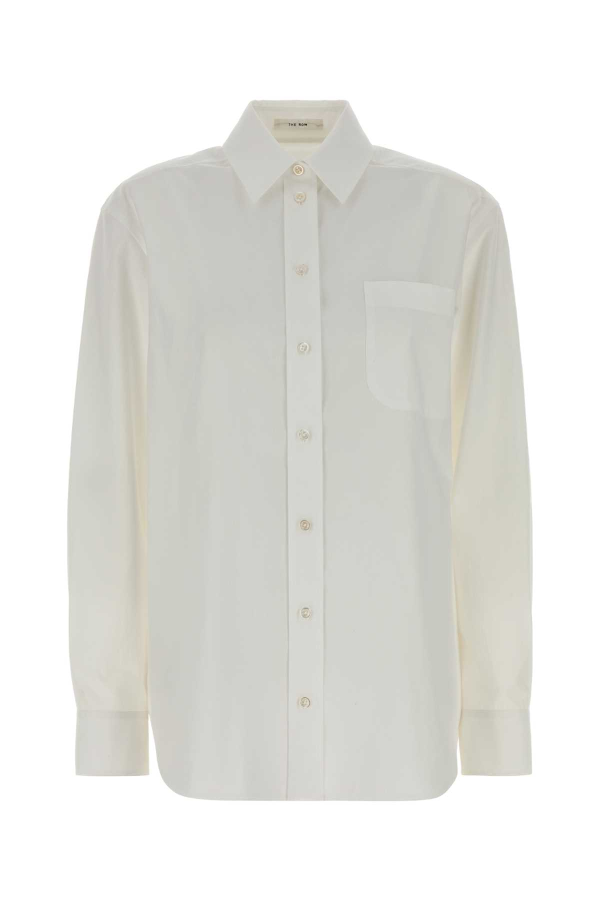[THE ROW] Shirts Long Sleeve FW26 10477W4393 WHT