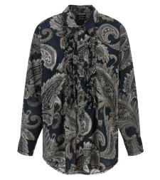 [R13] Shirts Long Sleeve SS26 R13WR478R799ABLACKPAISLEYMULTIPRI